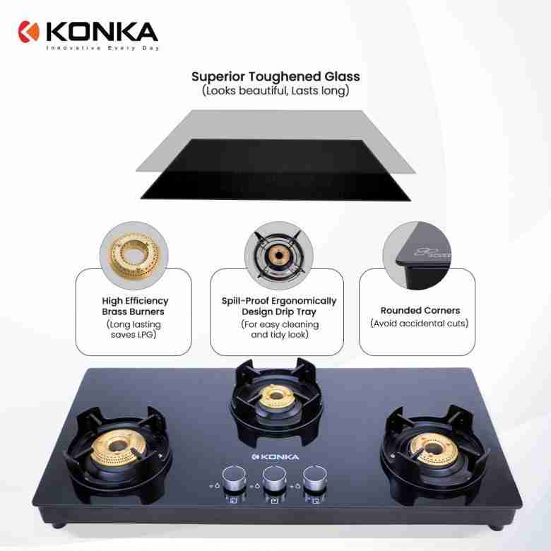 K- Grand Stove Toughened Glass/ Non Auto