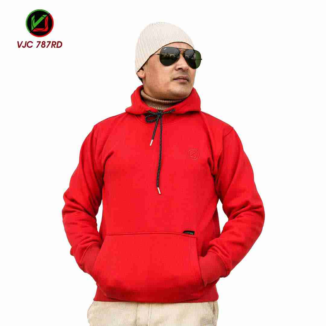 VIRJEANS (VJC787) Stylish Inner Fur Fleece Hoodie For Men