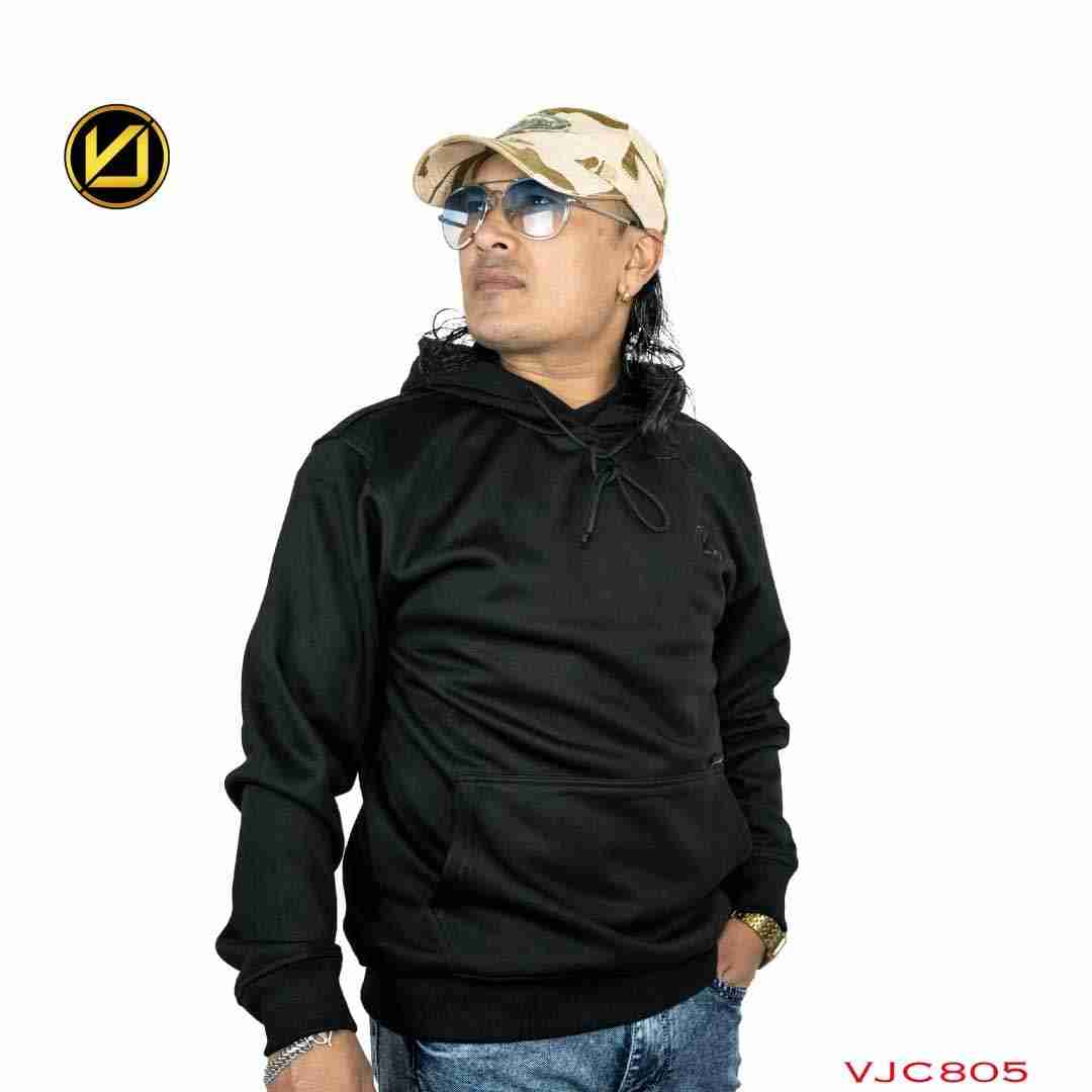 VIRJEANS (VJC805) Hoodies For Men- Black