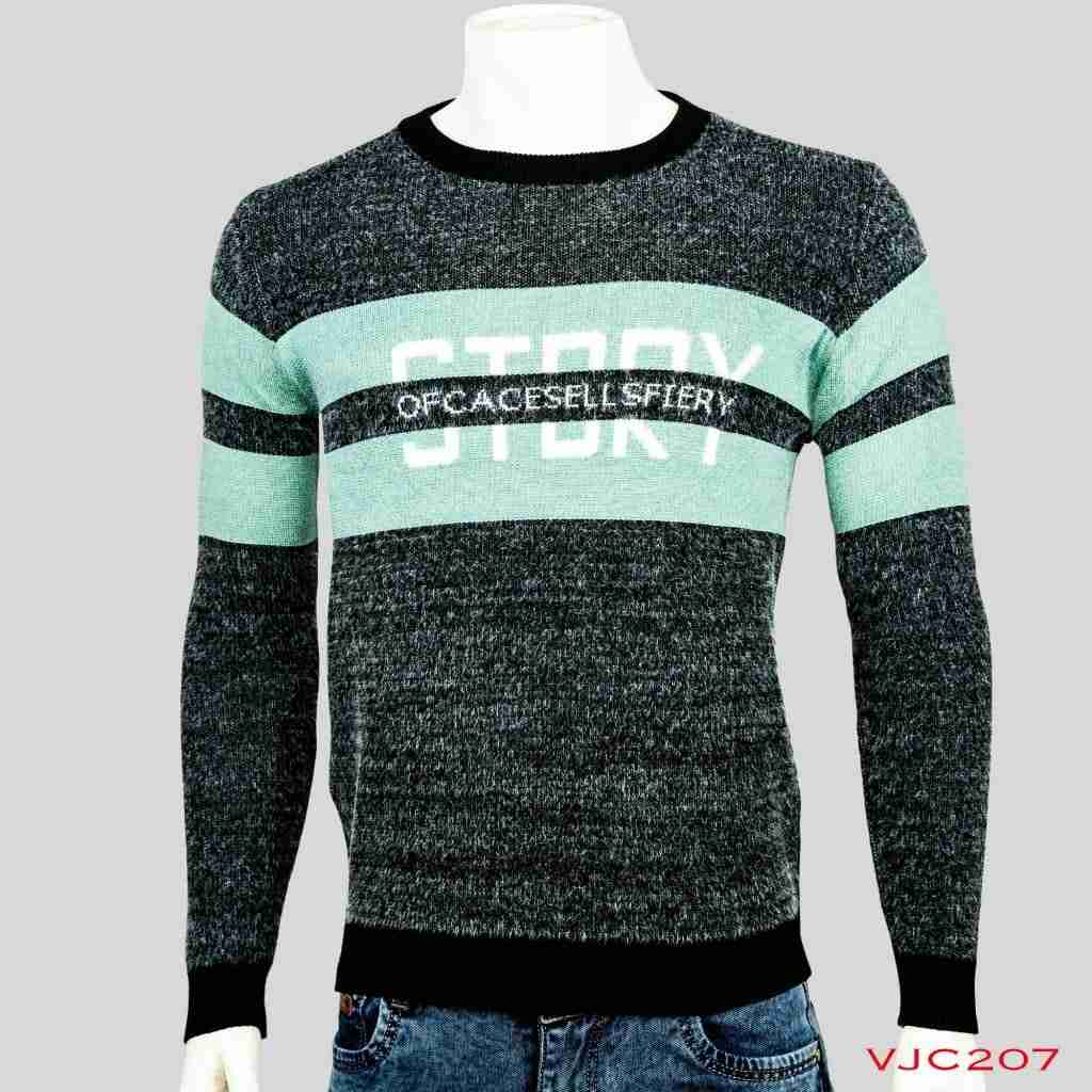 Woolen Round Neck Sweater Warm For Men (VJC207)