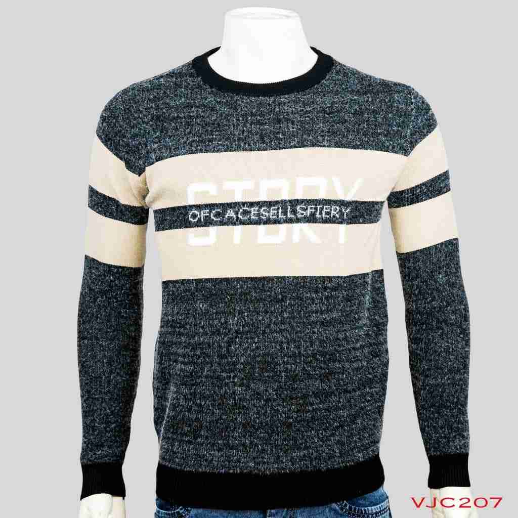 Woolen Round Neck Sweater Warm For Men (VJC207)