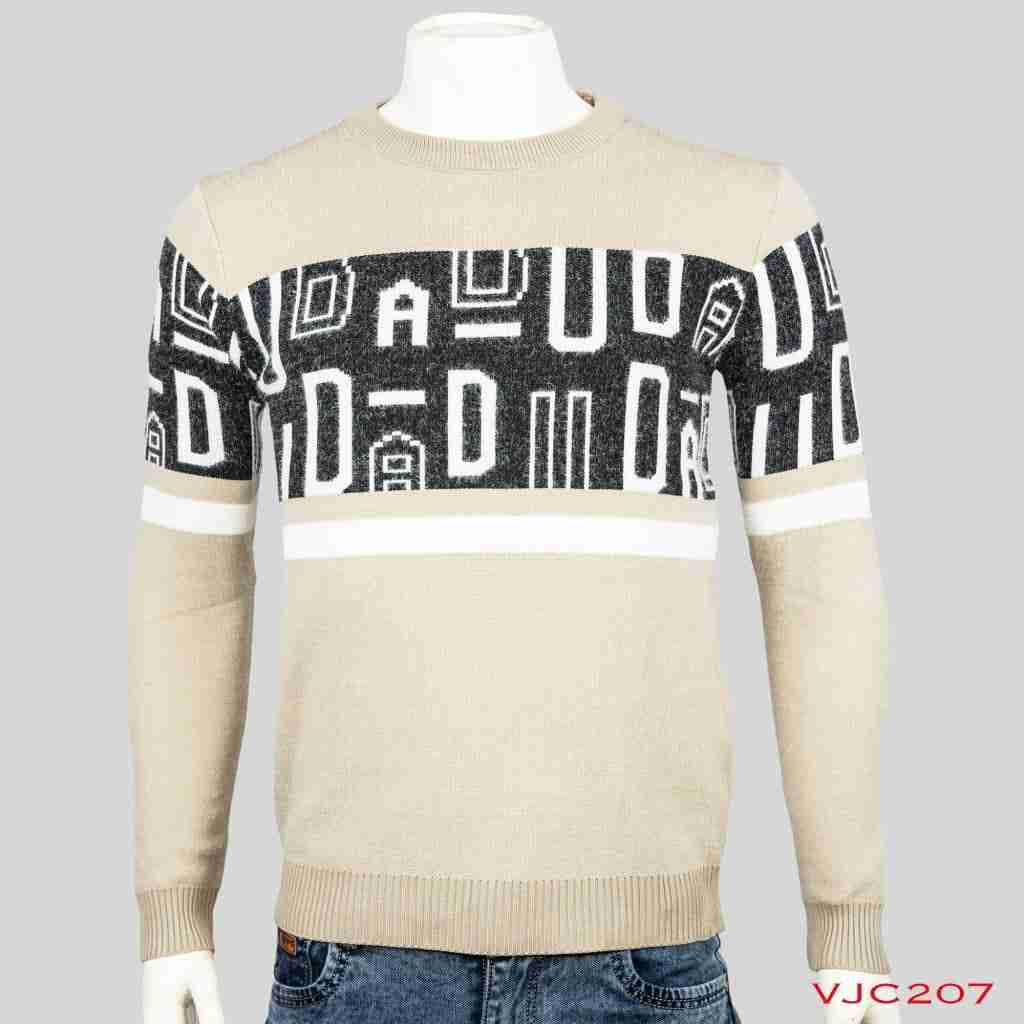 Woolen Round Neck Sweater Warm For Men (VJC207)