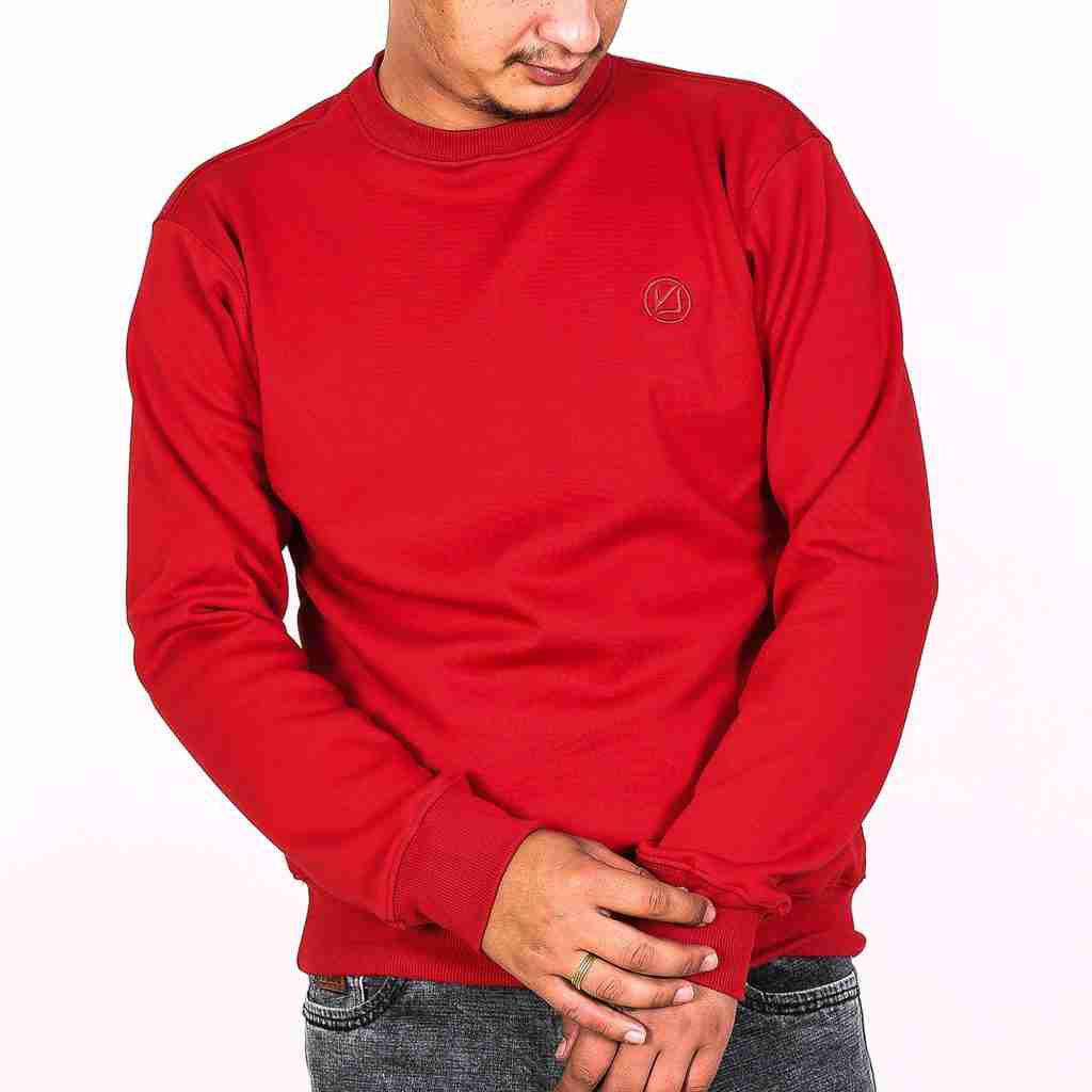 VIRJEANS Stylish Inner Fur Fleece Sweat Shirt For Men (VJC786)