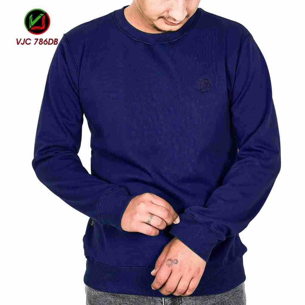 VIRJEANS Stylish Inner Fur Fleece Sweat Shirt For Men (VJC786)