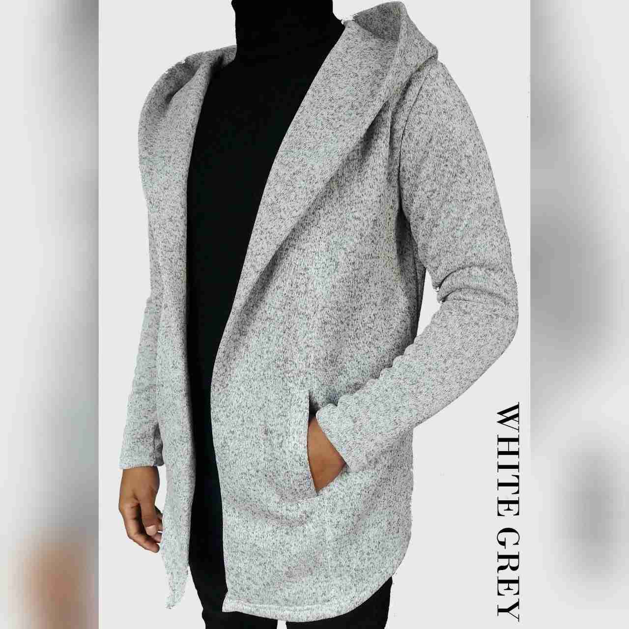 Men's Woolen Outer- Light Grey