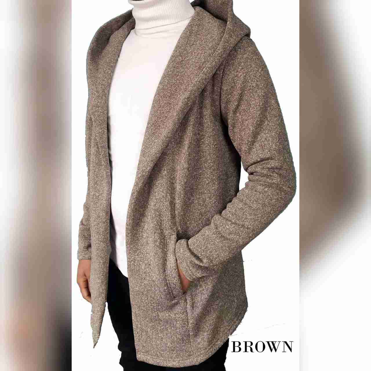 Men's Woolen Outer- Brown