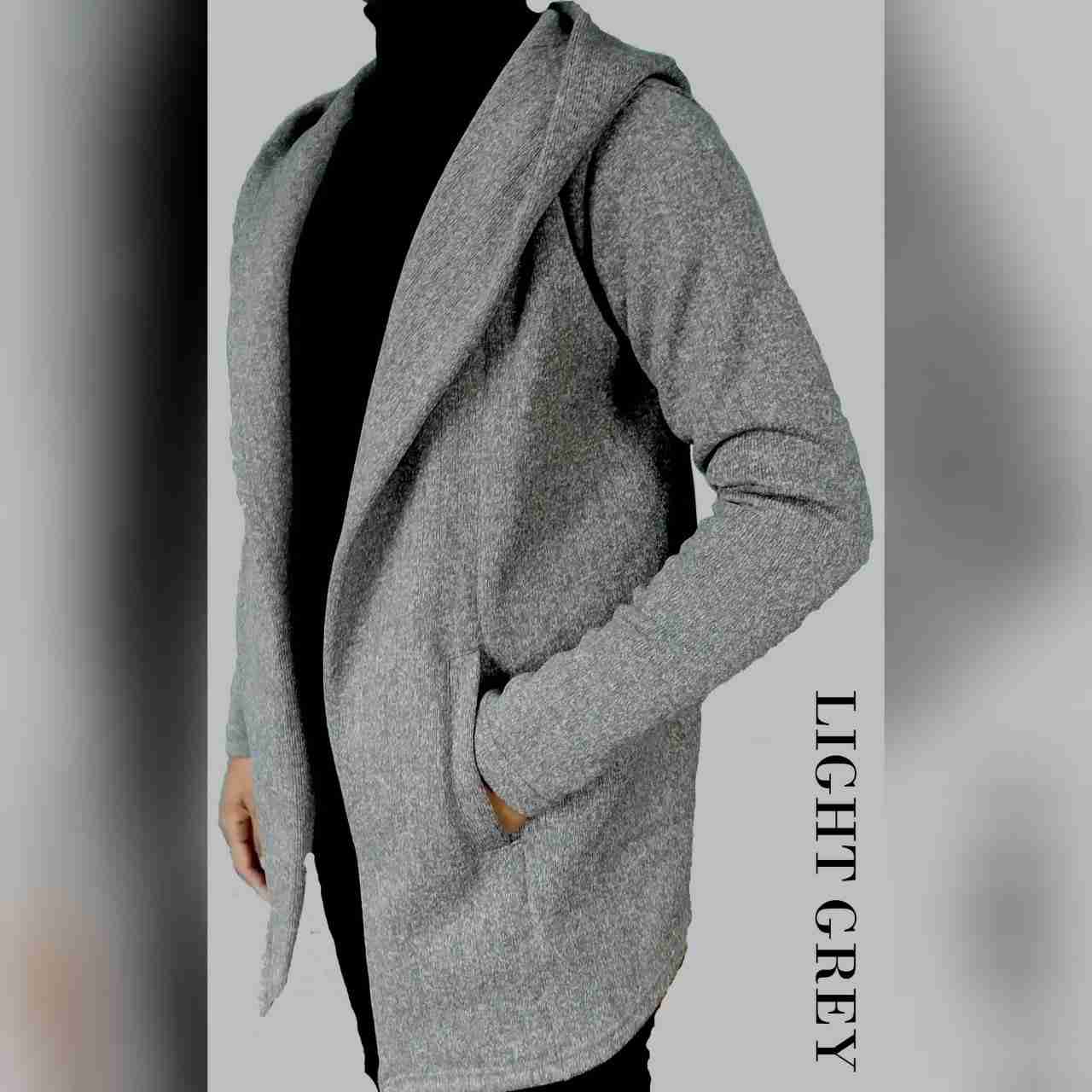 Men's Woolen Outer- Grey