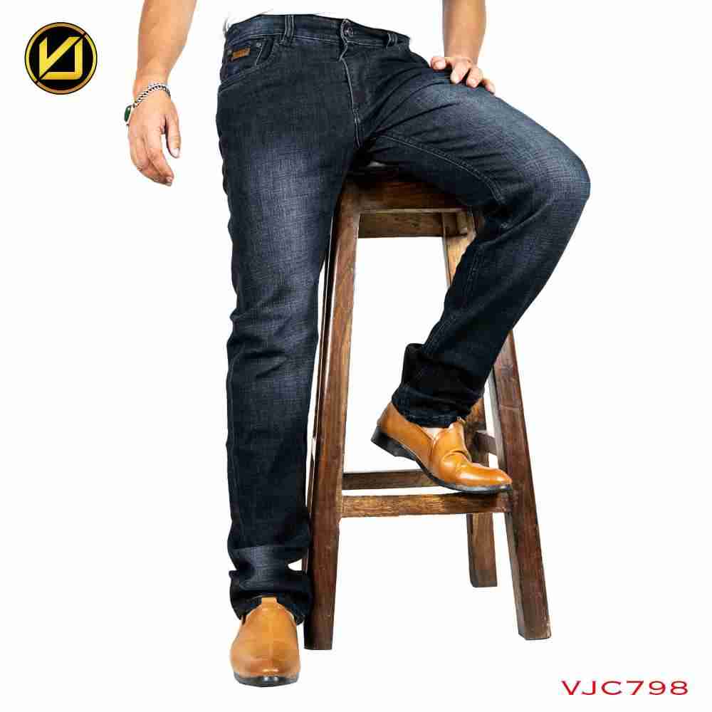 VIRJEANS ( VJC798 ) Regular Fit Denim Jeans Pant For Men-Blue