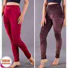 Combo Of 2 Winter Soft Velvet Fleece Leggings Sweatpants For Women By Arushi