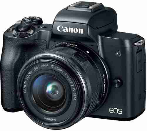 EOS M50 (Black, 15-45mm Kit lens)