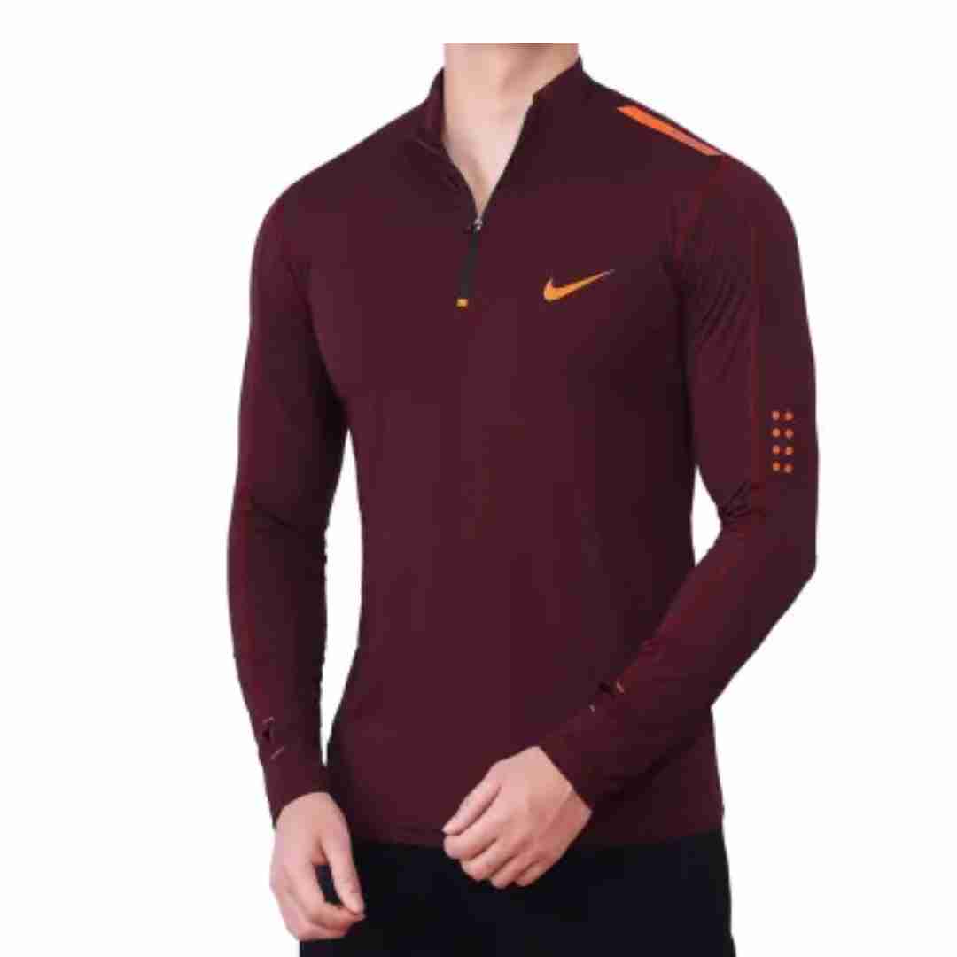 Round Neck Polo Sweatshirt