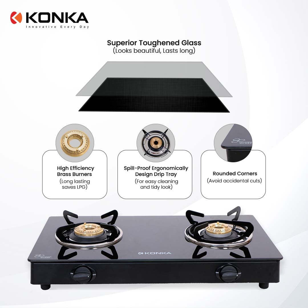 Konka Gas Stove 2 Burner