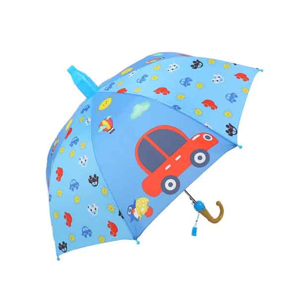 Solid Kids Unisex Cartoon Printed Umbrella