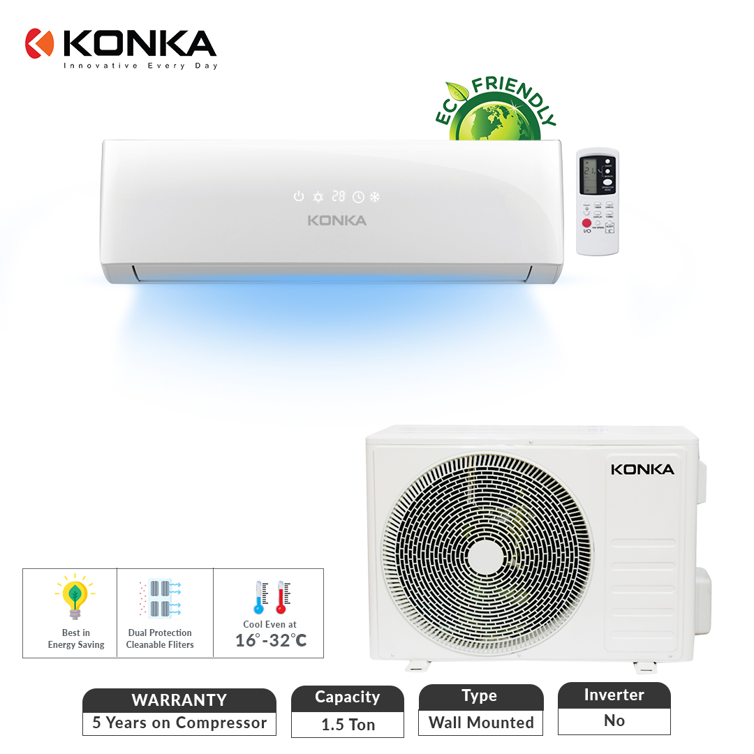 Konka KAC( 18GCA-100) 1.5 Ton Split Inverter Type Air Conditioner