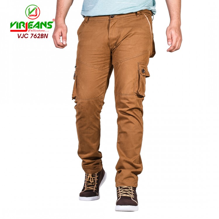 VIRJEANS (VJC 762) Stretchable Cargo Box Pant for Men