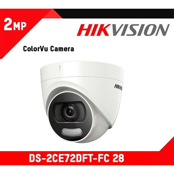 2MP Color VU Full Time Color Turret Camera DS-2CE72DFT-FC