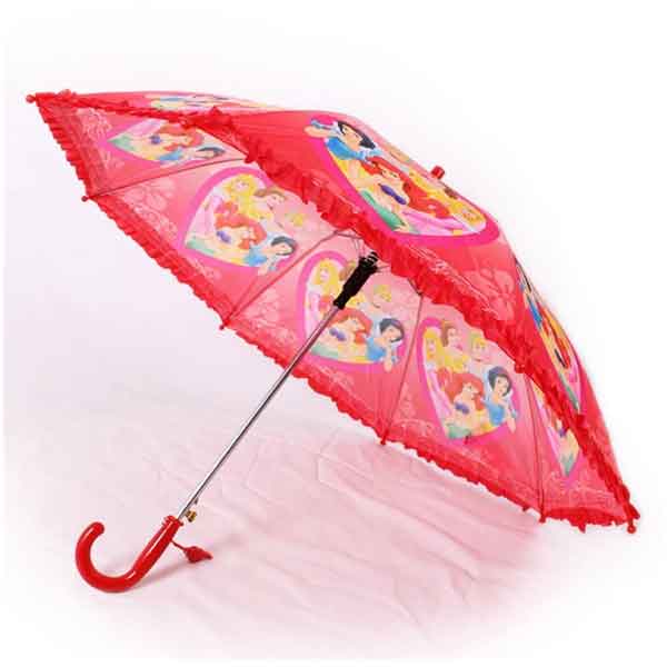 Solid Kids Unisex Cartoon Printed Umbrella