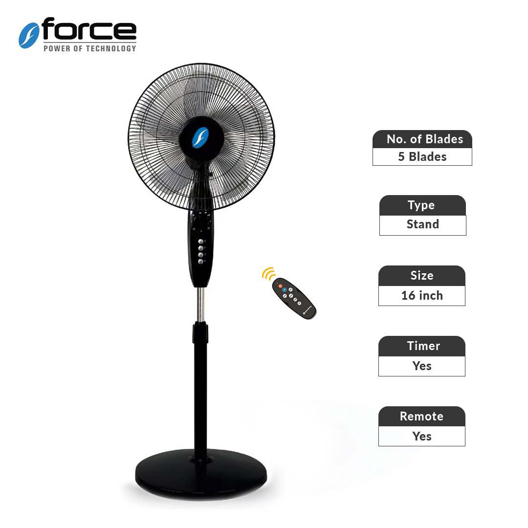 Force FS-40-A13 R16" 16 Inch Stand Fan