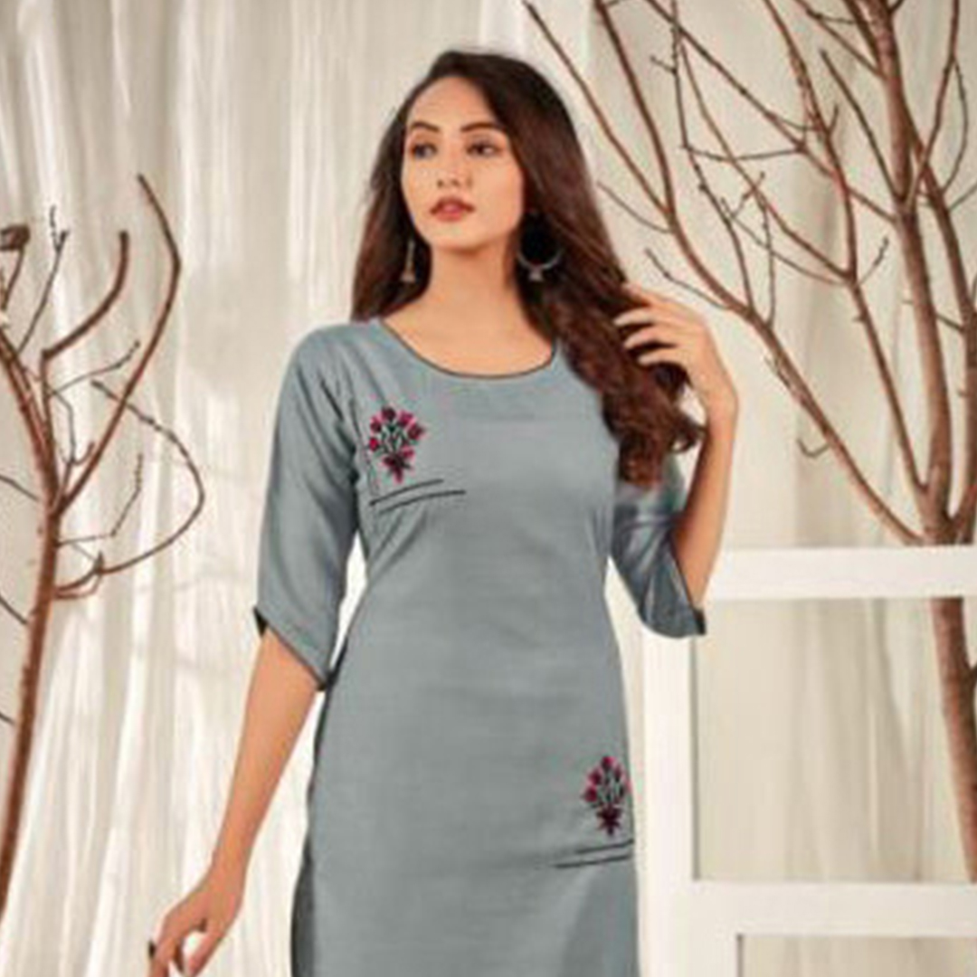 FuLoo's Kanika Designer Kurti Only for women #1271