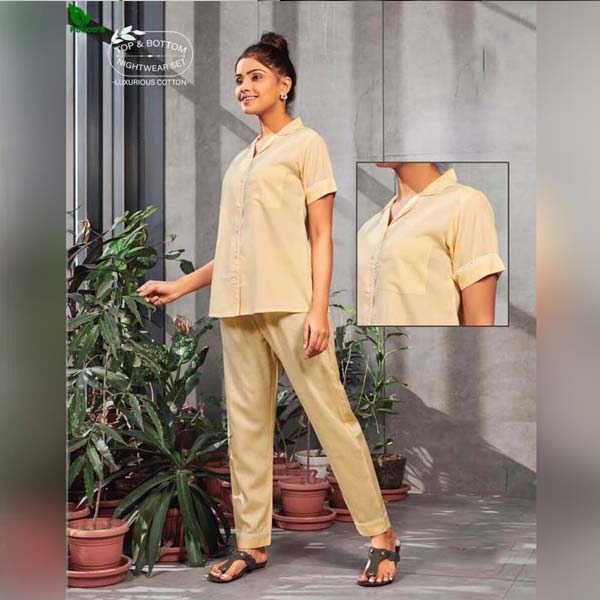 FuLoo's Nightwear / Loungewear in Pure Cotton for Women WC-01