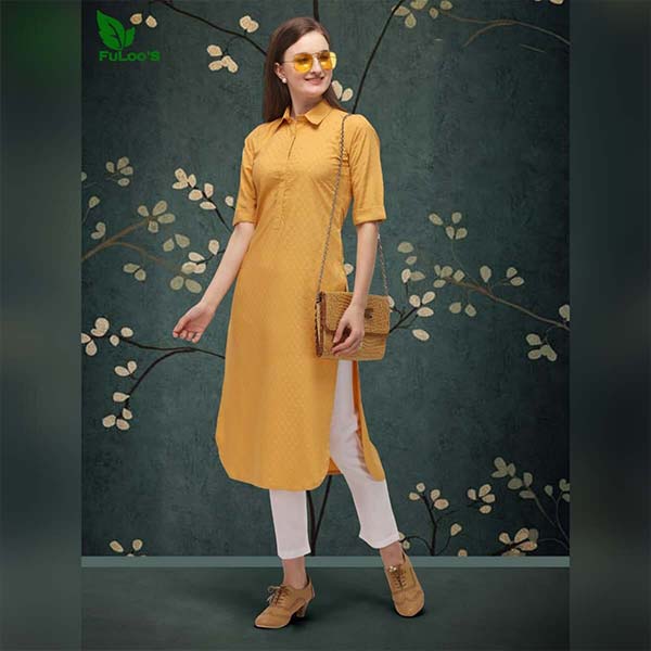 Fuloo’s Classic Kurti in Cotton for Women #1006