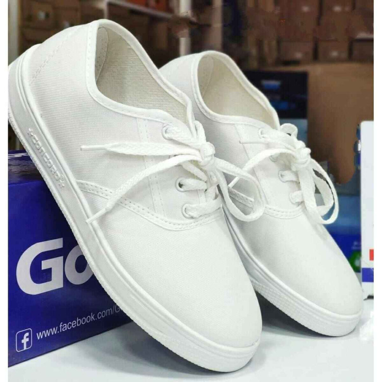 Goldstar School Shoes White